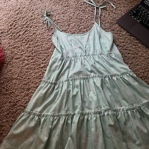 Teal Tiered Sundress